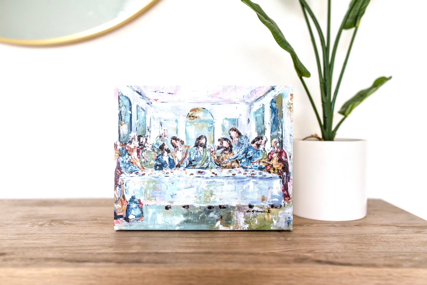"The Legacy Meal I" Canvas Print: 10X8