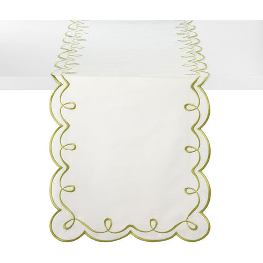 Ribbon Twirl 21" Napkin Set/4 - Willow
