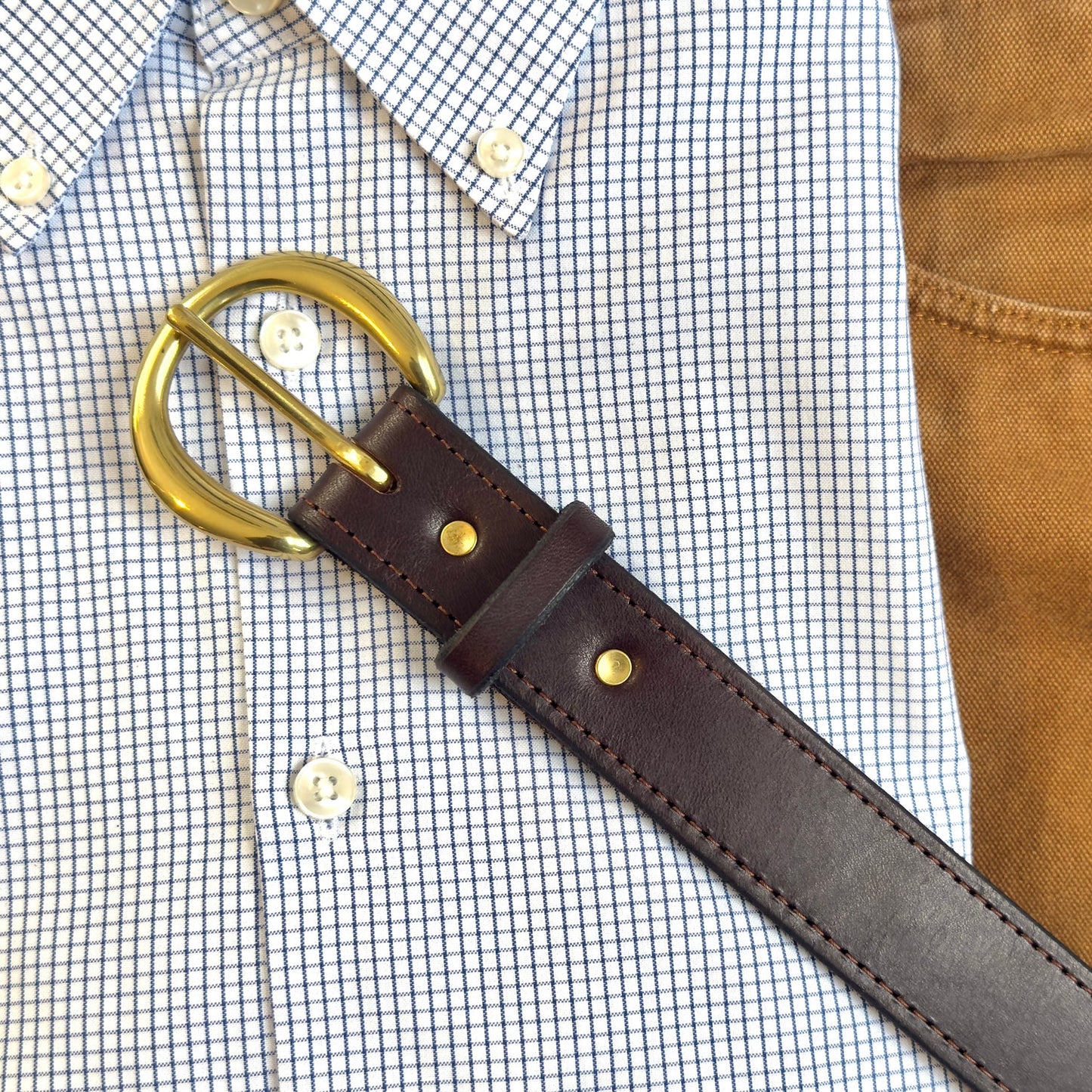Brisket Supply Belt 1.25" Dark Brown
