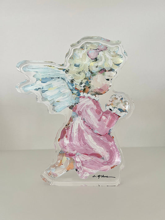 "Tiny Wings I" Acrylic Block: Small