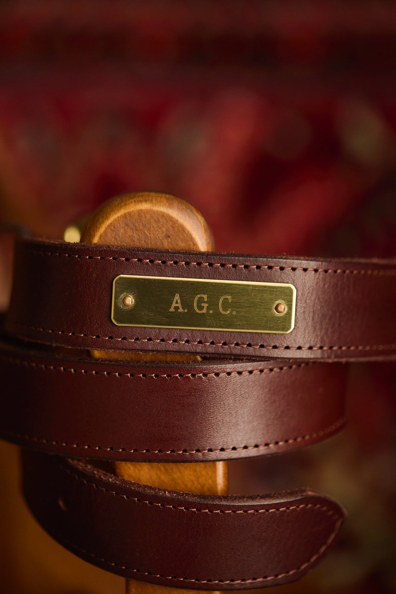 Brisket Supply Custom Belt 1.25" Dark Brown (Engraved)