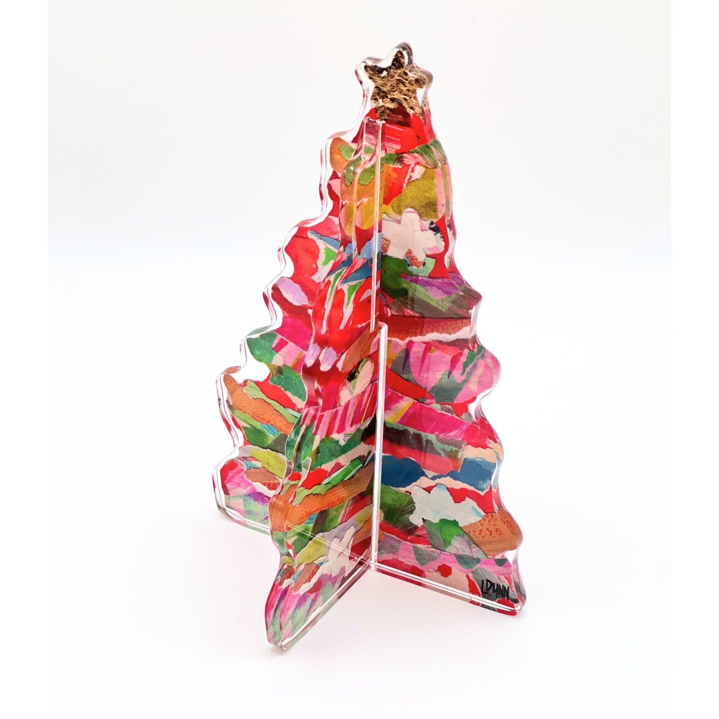 3-D Adorned Christmas Tree Collection - Set/3