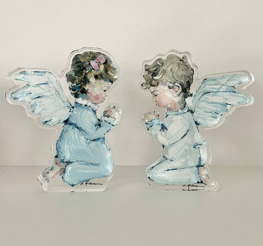 "Tiny Wings III" Acrylic Block: Small