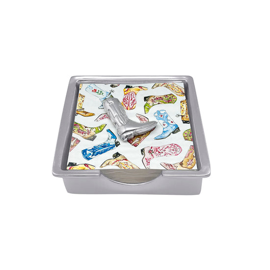 Cowboy Boot Signature Napkin Box