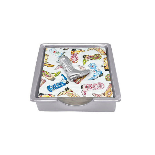Cowboy Boot Signature Napkin Box