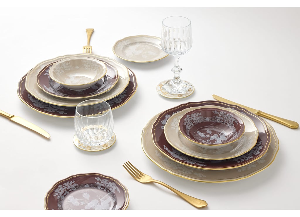 Oriente Italiano Flat Dessert Plate - Meringa