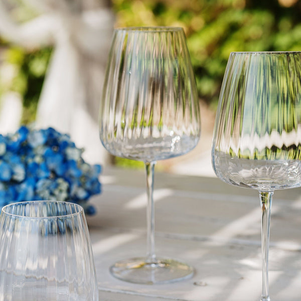 Francesca Light Blue Water Glass