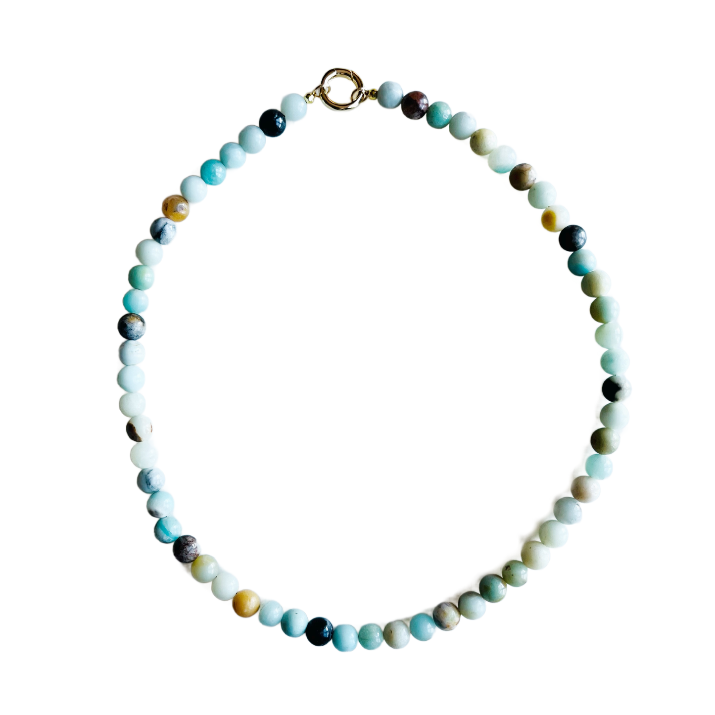 Mini Gumball Necklace: Hot Pink Howlite