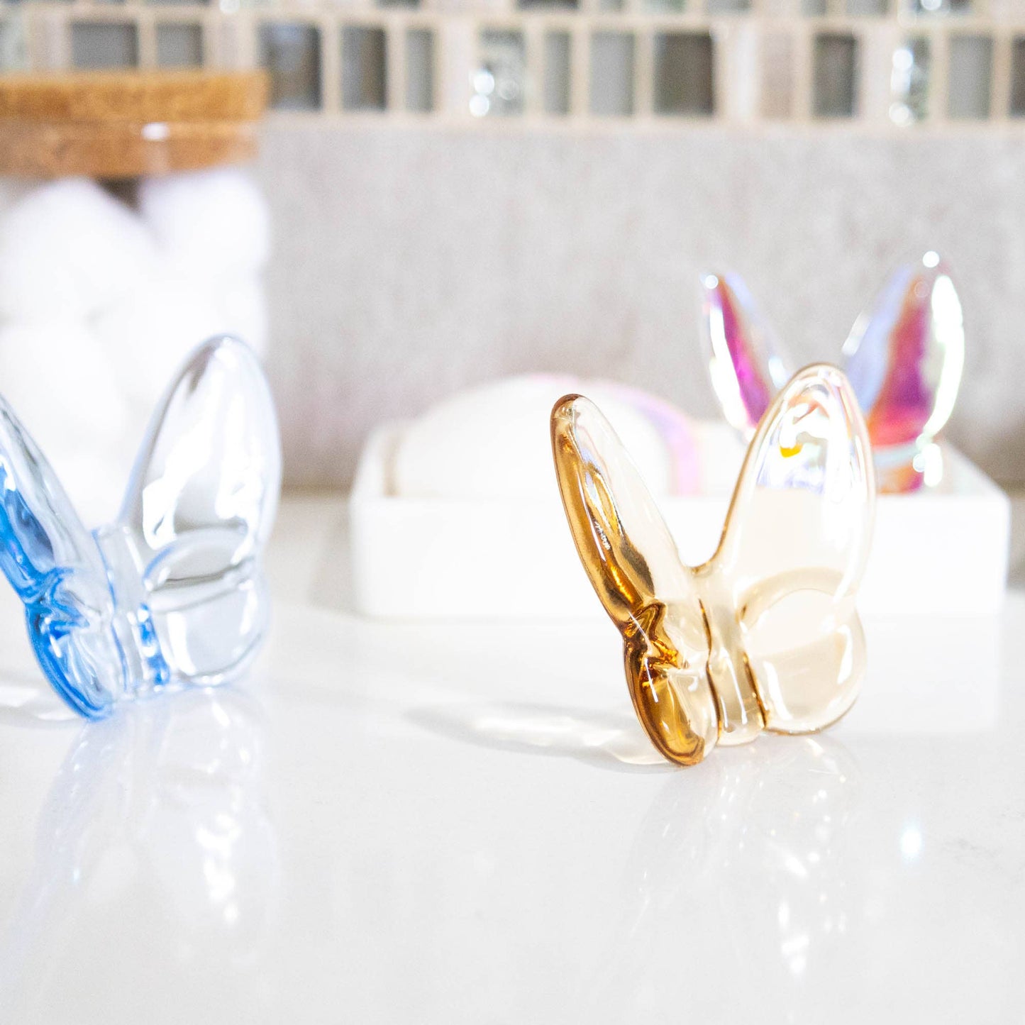Le Mariposa Crystal Butterfly - Gold