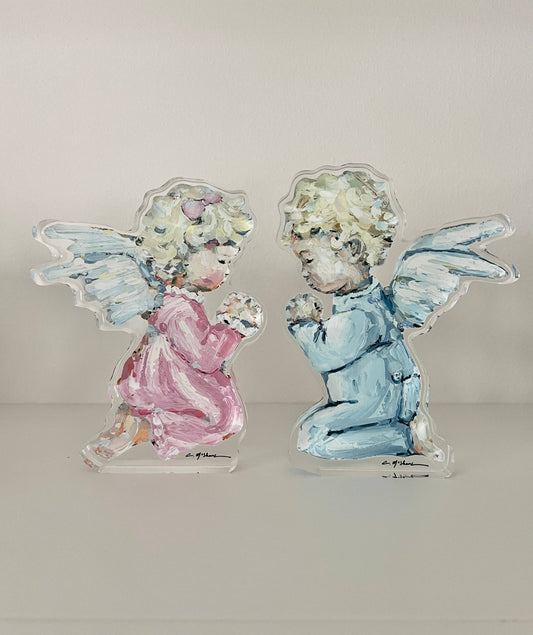 "Tiny Wings I" Acrylic Block: Small