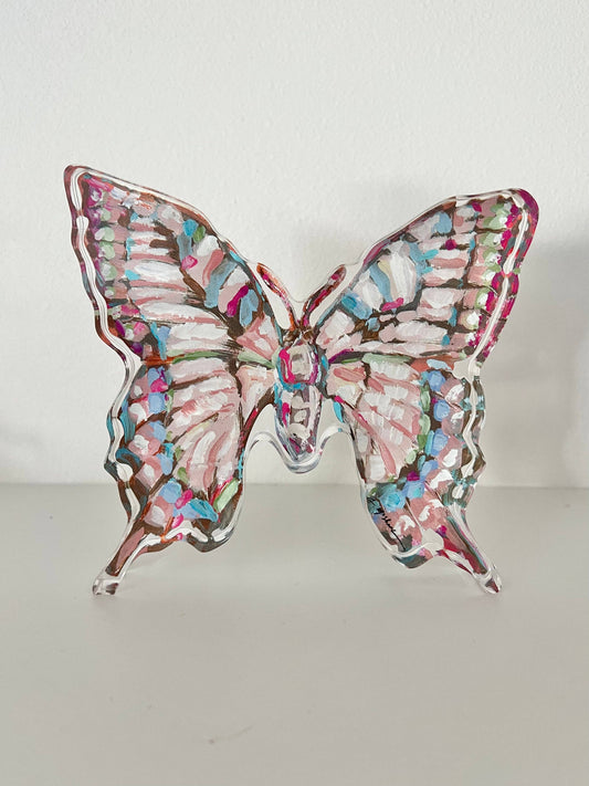"Butterfly I" Acrylic Block: Small