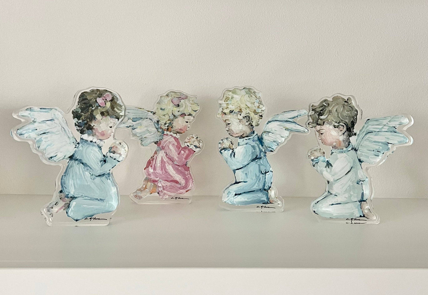 "Tiny Wings III" Acrylic Block: Small