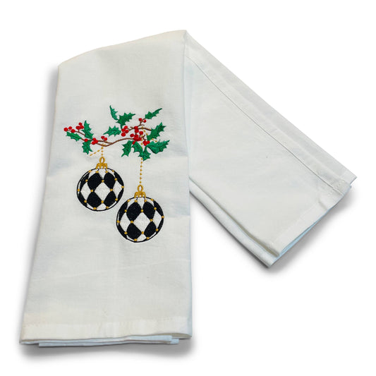 Harlequin Ornaments Towel