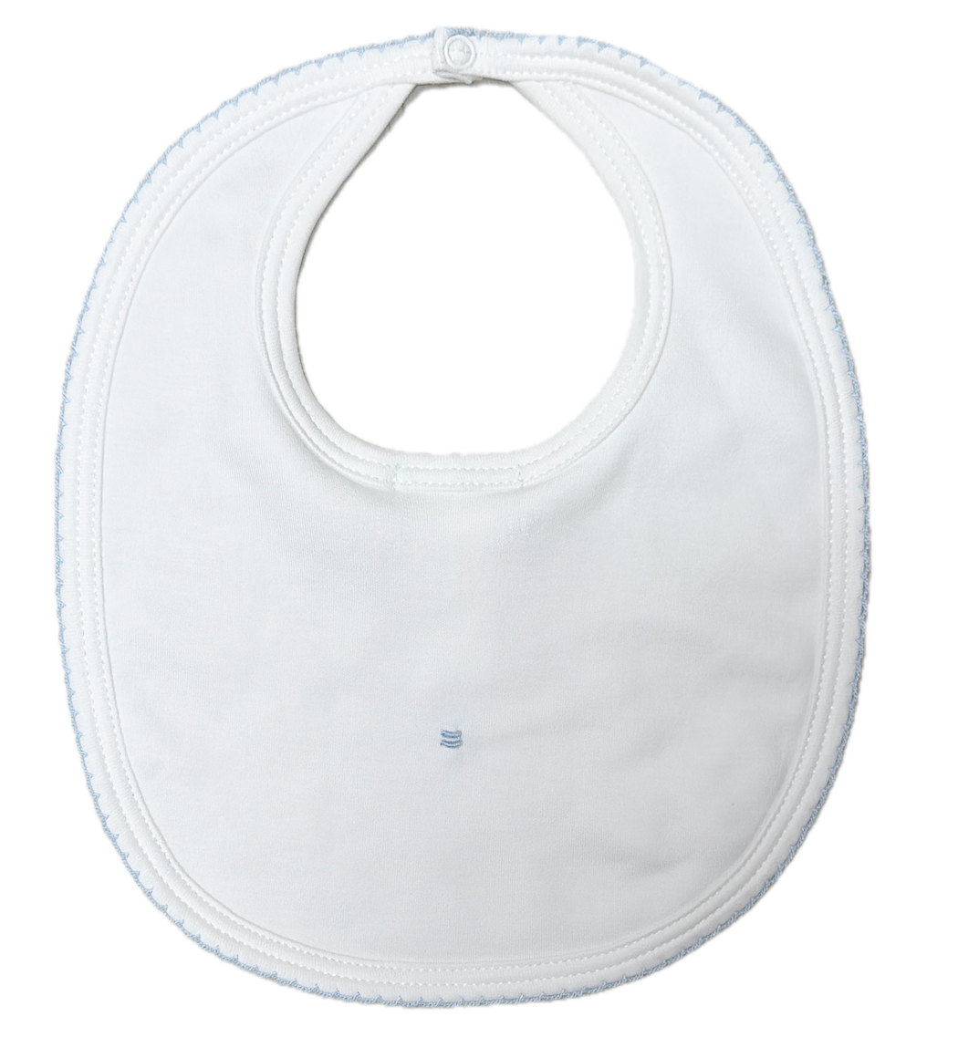 Baby Boy Smocked "Celine & Tom" Bib