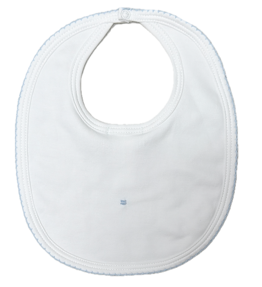 Baby Boy Smocked "Celine & Tom" Bib