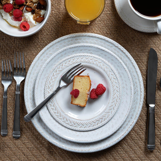 Le Panier Side/Cocktail Plate - Whitewash