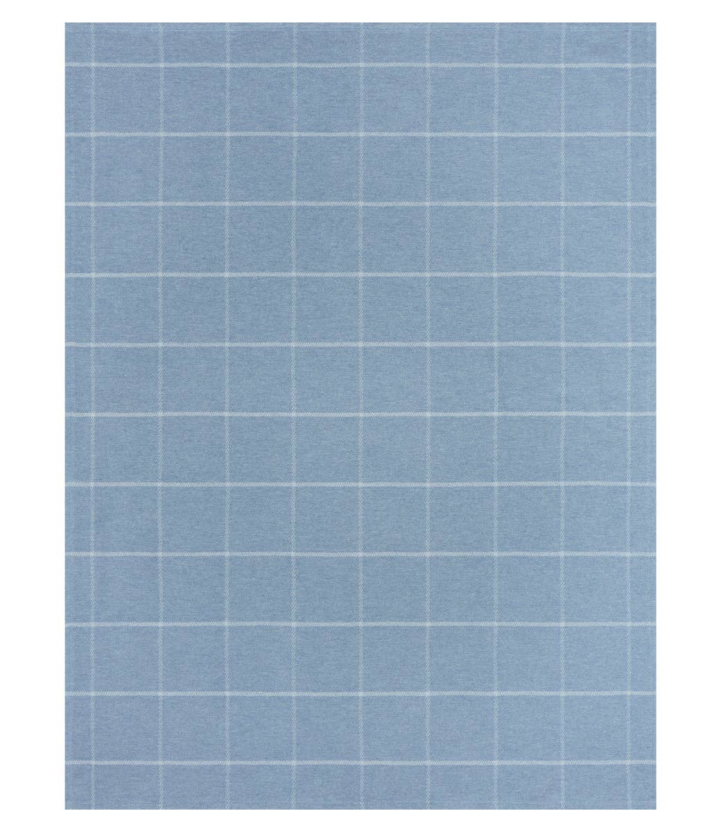 The Lightweight Blanket - Windowpane Cornflower