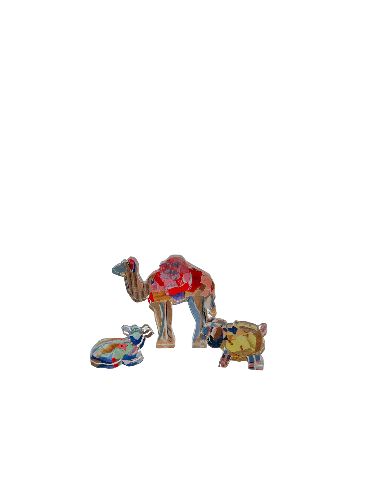 Acrylic Nativity Set Animal Add-Ons - Large