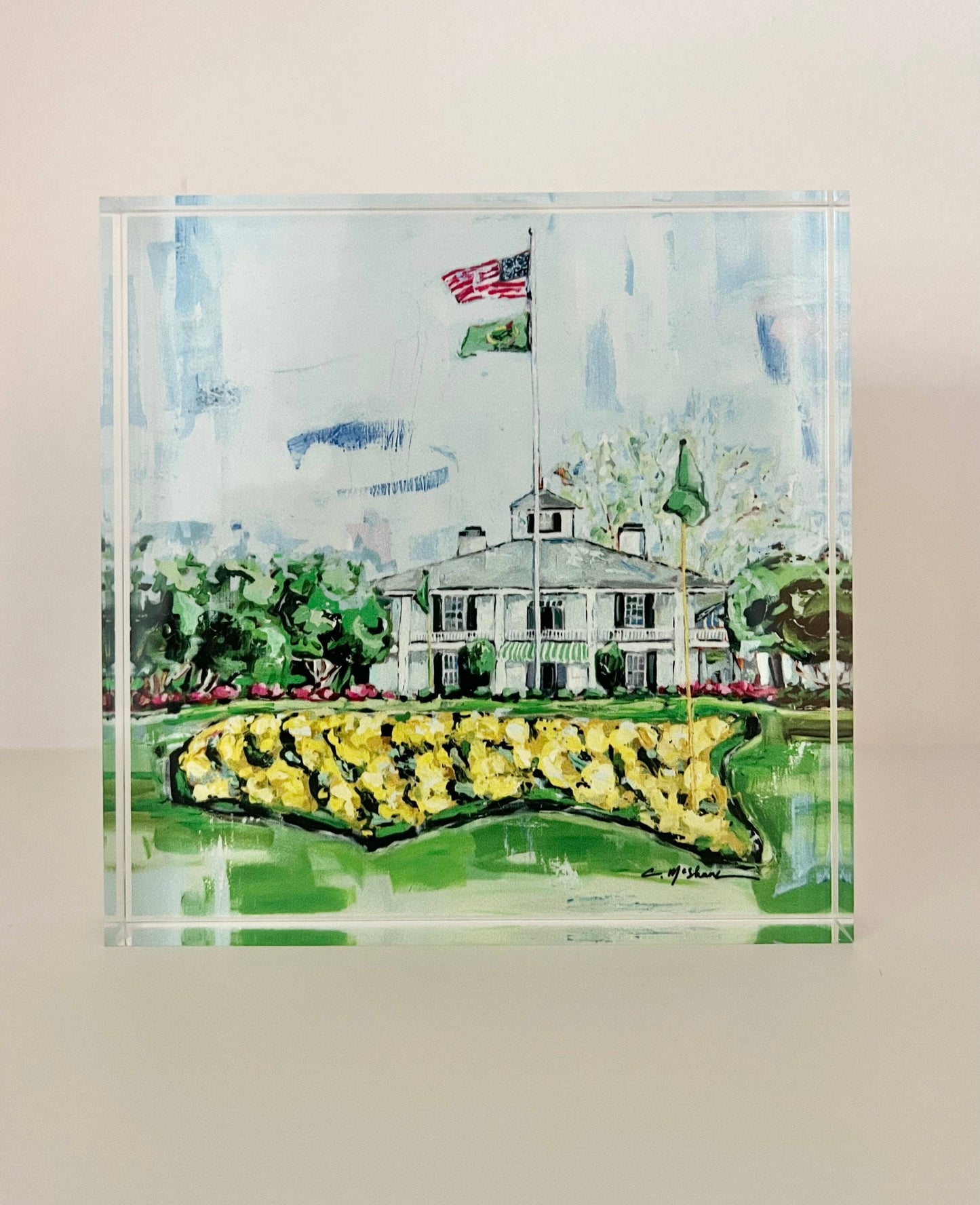 The Clubhouse Acrylic Block