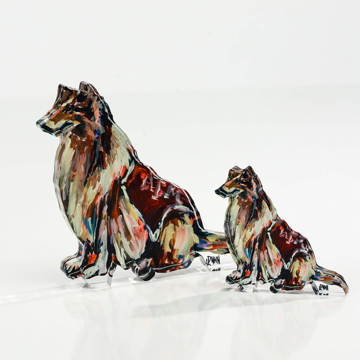 Collie Game Day Acrylic - Bitty