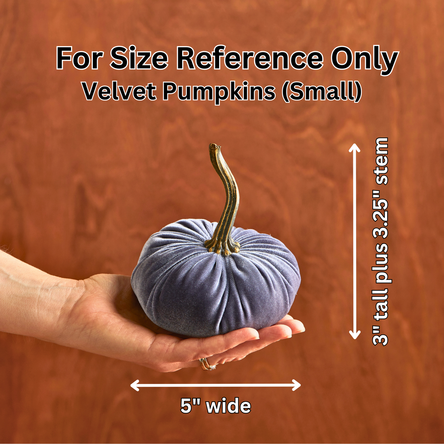 Pumpkin Small Velvet - Tangerine