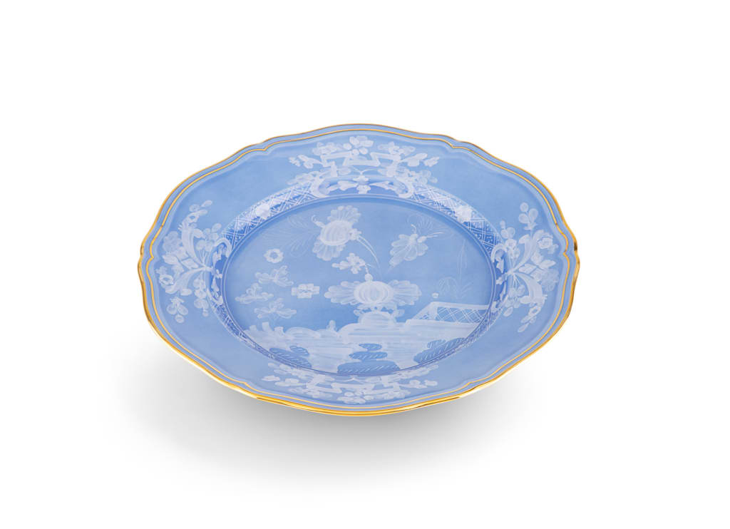 Oriente Italiano Flat Dinner Plate - Pervinca