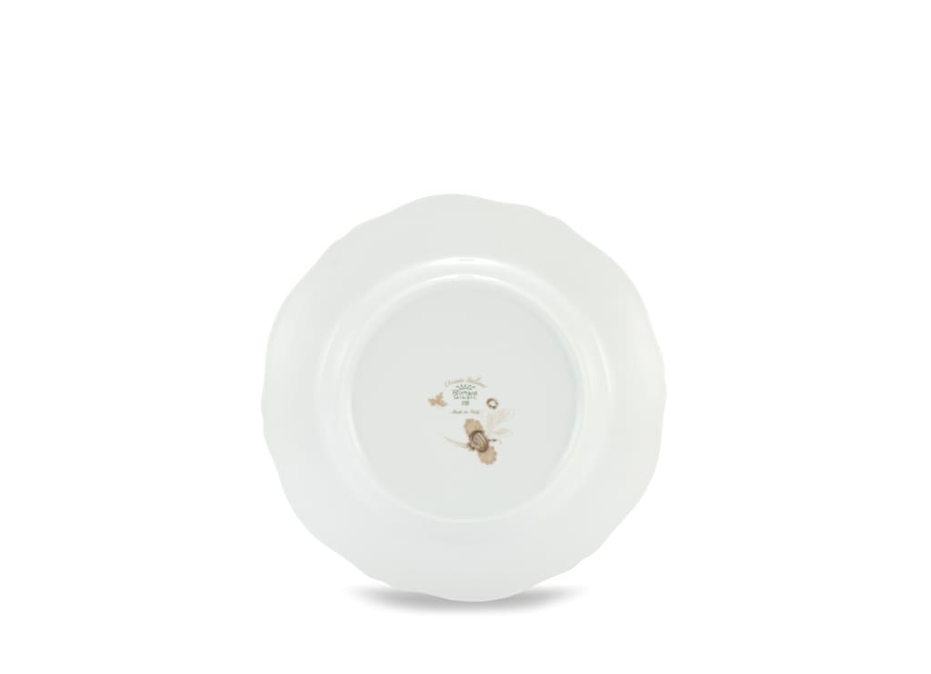 Oriente Italiano Flat Dessert Plate - Meringa