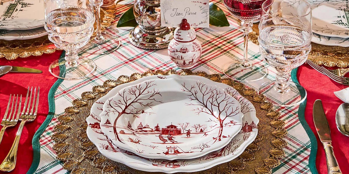 Country Estate Winter Frolic Ruby Mug