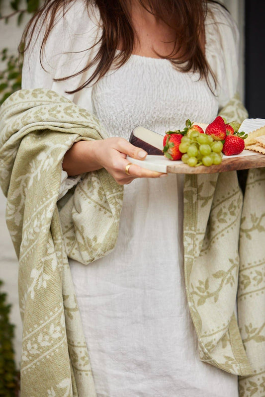 The Lightweight Blanket - Springtime Stripe