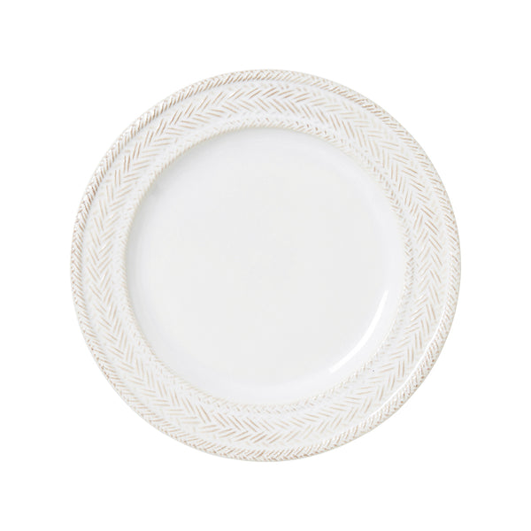 Le Panier Dessert/Salad Plate - Whitewash