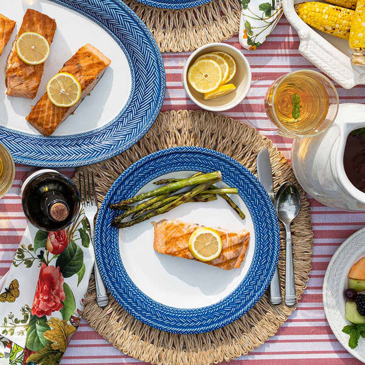 Le Panier Dinner Plate - Delft Blue