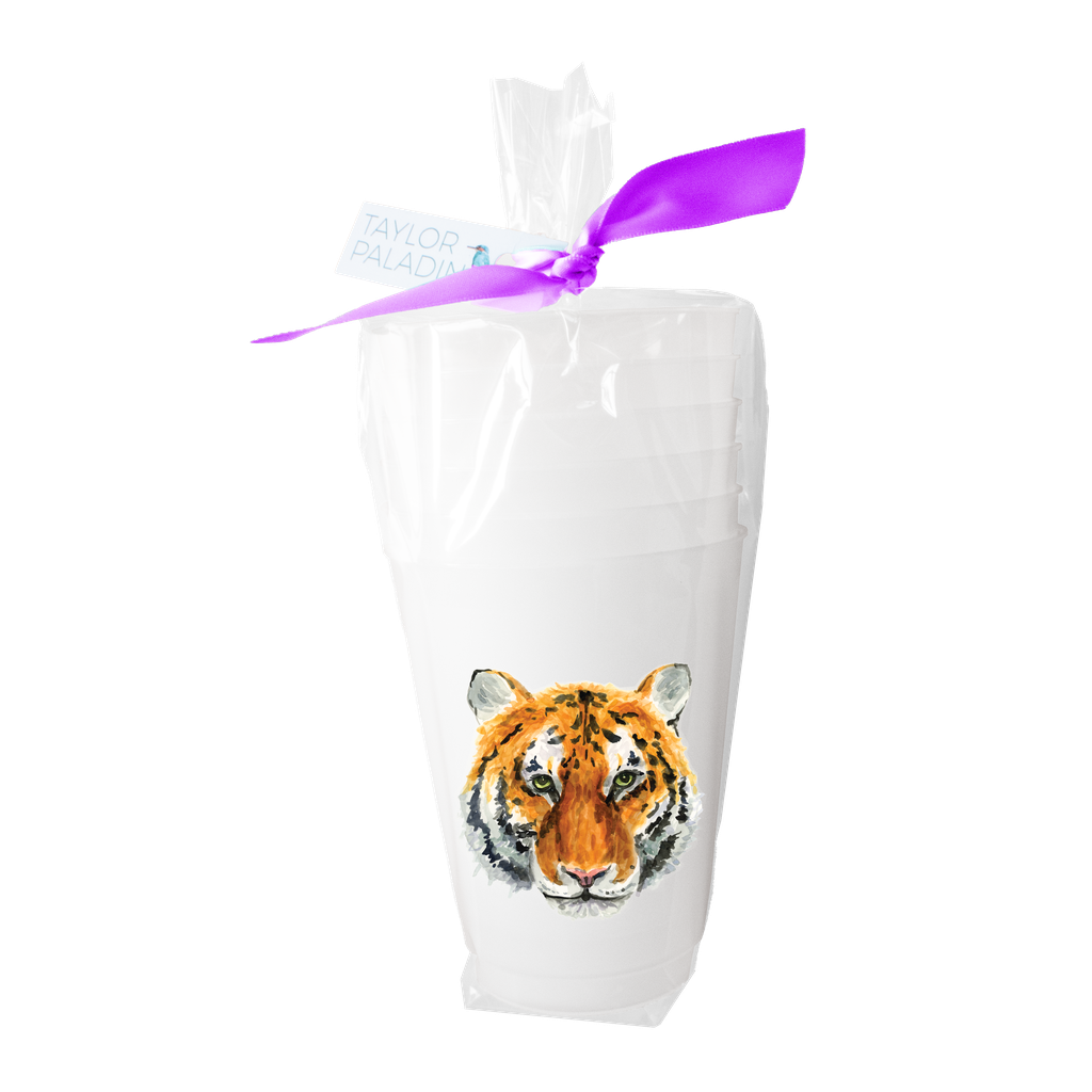 Tiger Frosted Cups - Set/6