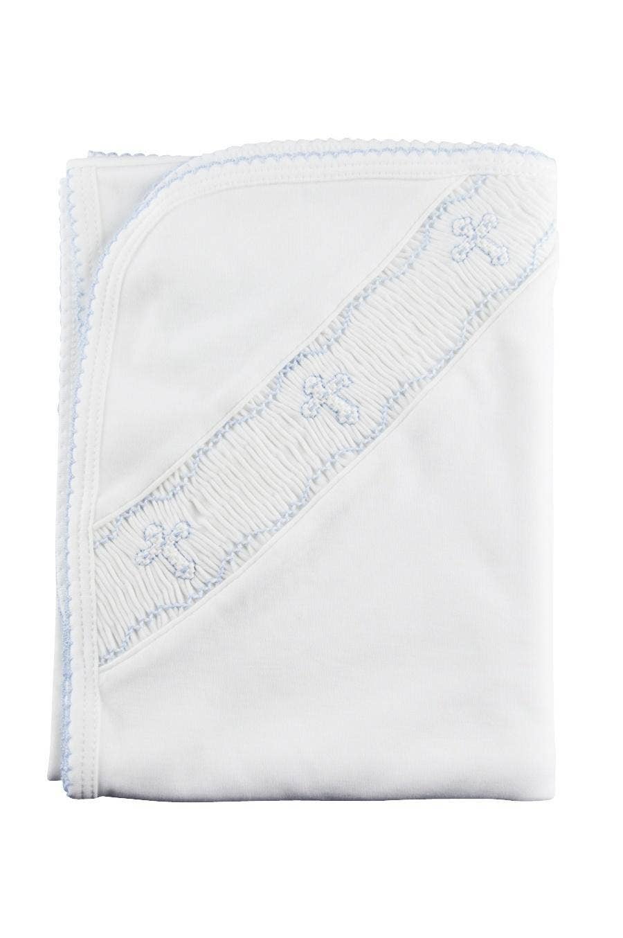 Pima Cotton Baby Boy Cross Blanket