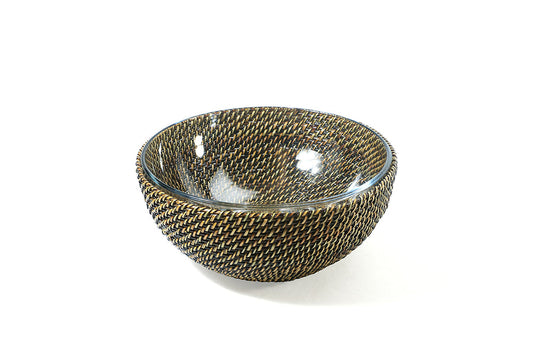 Round Glass Serving Bowl, 9"