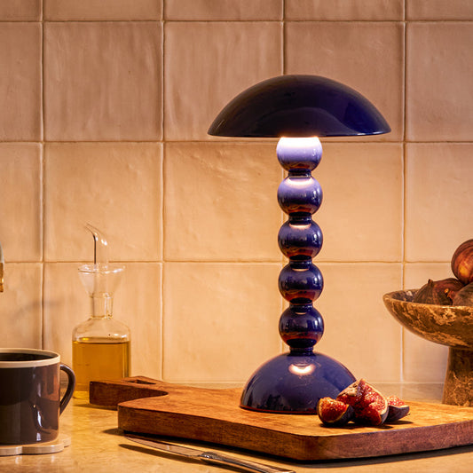 Bobbin LED Lamp - Navy