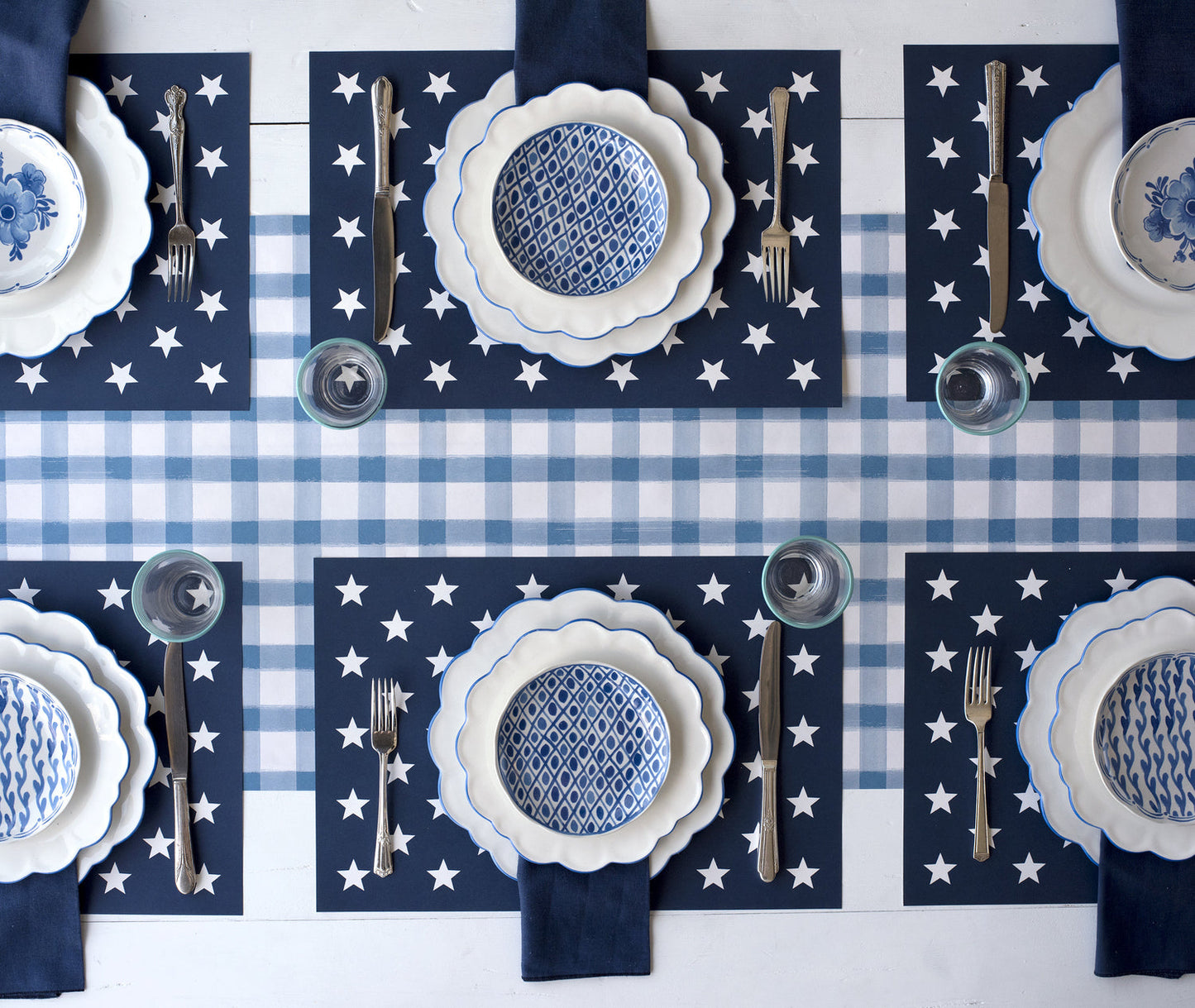Stars on Blue Placemats