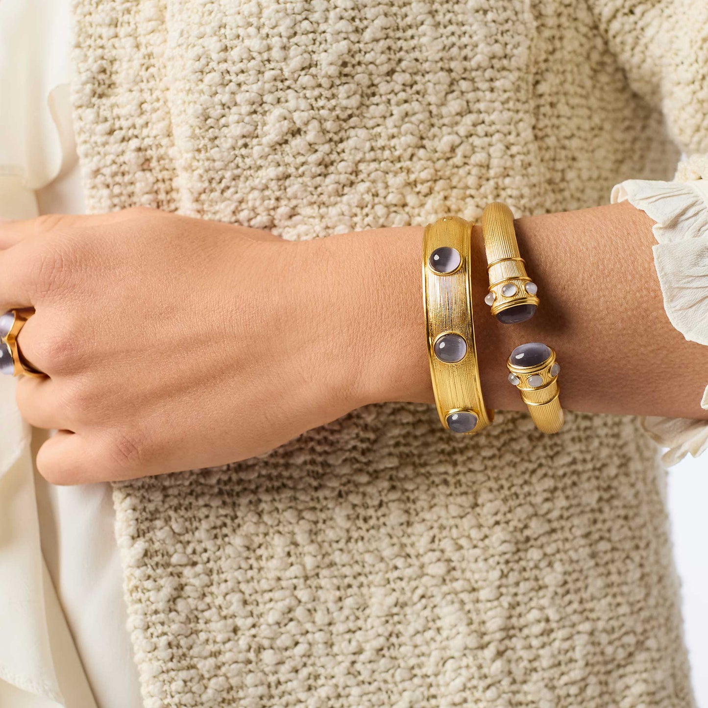 Cobblestone Demi Cuff