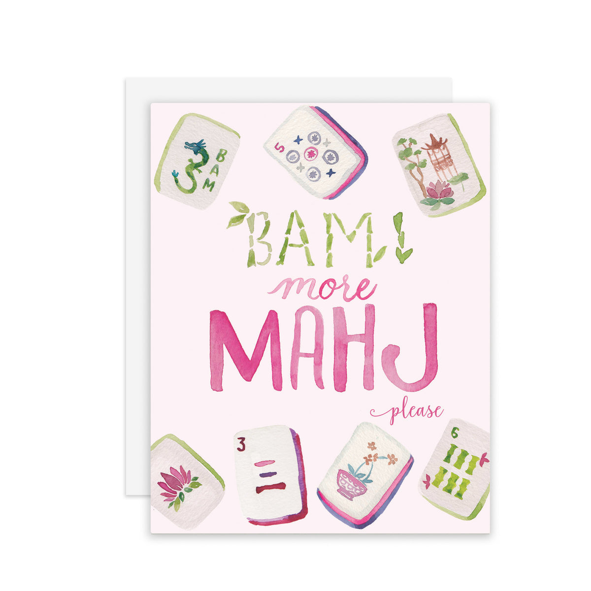 More Mahjong, Please! Notecard