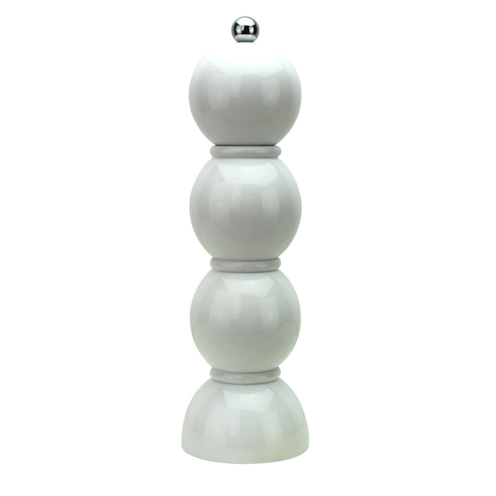 White 24cm Bobbin S&P Grinder