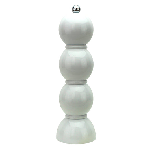 White 24cm Bobbin S&P Grinder