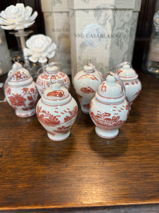 Chinoiserie Ornament - Terracotta