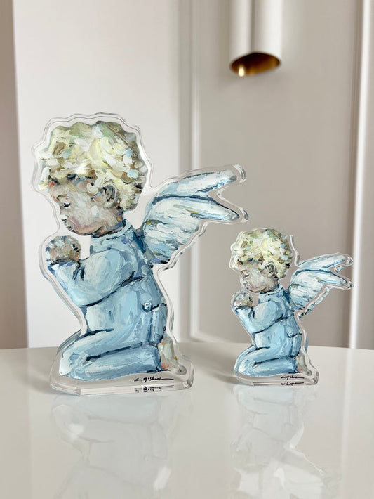 "Tiny Wings II" Acrylic Block: Small