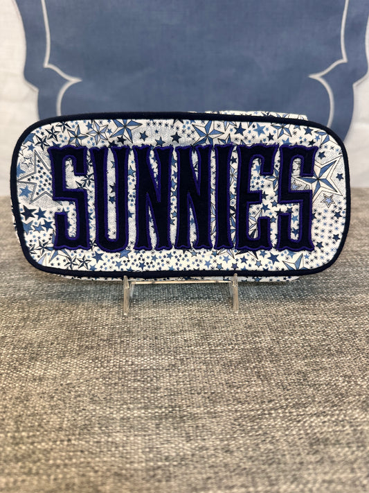 Single Glass Case - SUNNIES, Navy