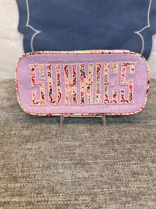 Single Glass Case - SUNNIES, Pink Star