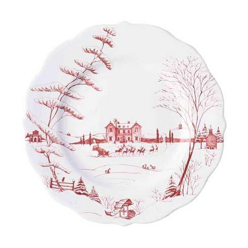 Country Estate Winter Frolic Ruby - Dinner Plate