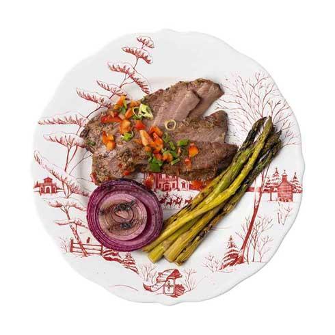 Country Estate Winter Frolic Ruby - Dinner Plate