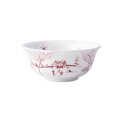 Country Estate Winter Frolic Ruby - Cereal/Ice Cream Bowl