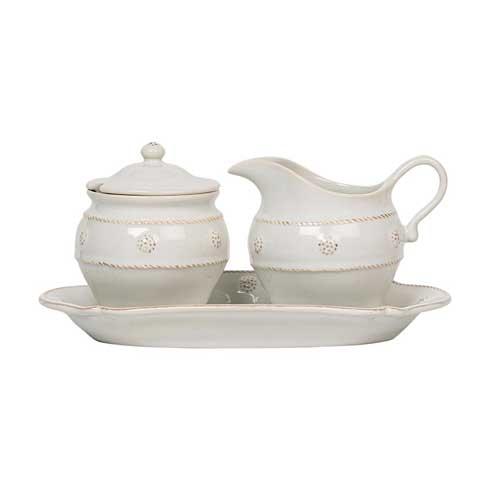 Berry & Thread Sugar & Creamer Set/3pc - Whitewash