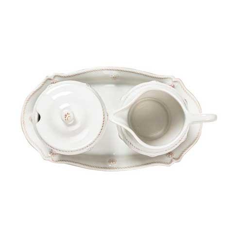 Berry & Thread Sugar & Creamer Set/3pc - Whitewash