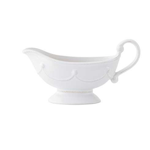 Berry & Thread Sauce Boat & Stand - Whitewash